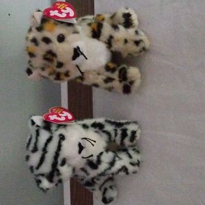 TY Beanies Tundra and Spotter